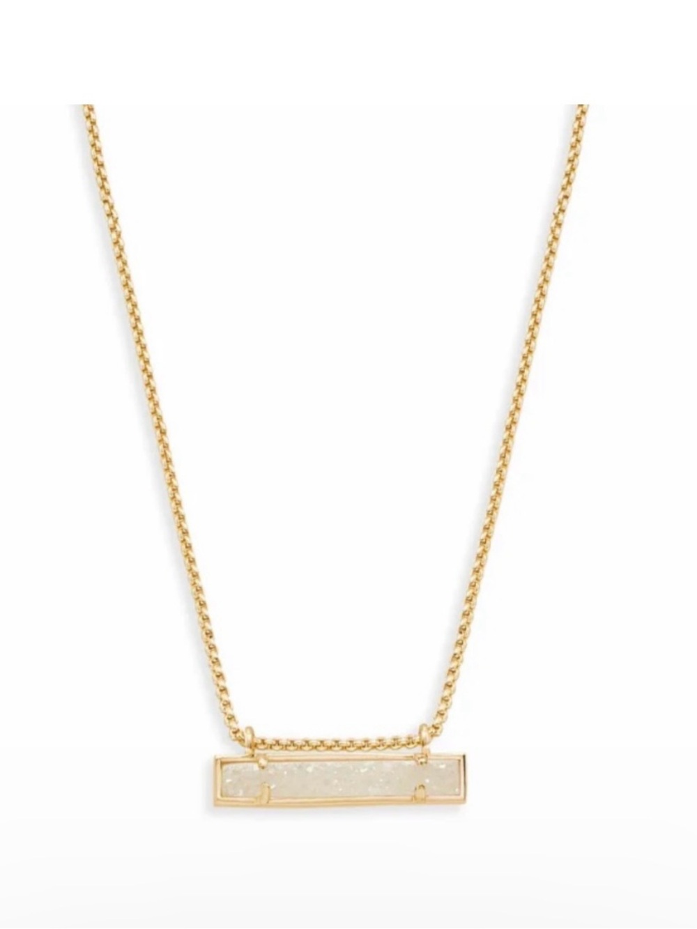 Kendra Scott Leanor necklace with jewelry bag. Excellent condition